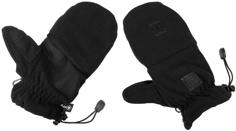 Gants mitaines polaires MFH à capuchon rabattable et cordon de serrage au poignet