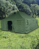Tente militaire Mil-Tec 6 x 5 m en toile polyester 300 g/m² armature acier 30 m² au sol