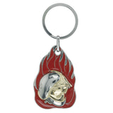 Porte-clés Patrol Equipement Flamme sapeurs-pompiers métal relief trois dimensions