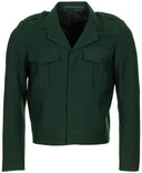 Blouson belge à patte boutonnée, surplus comme neuf pour le terrain, lot de 5