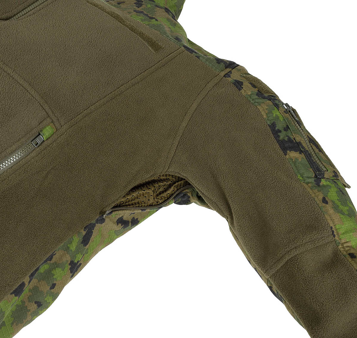 Veste polaire MFH Professional Combat à glissières YKK et renforts Ripstop