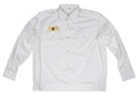 Chemise de service tchèque à manches longues en coton et polyester à pattes d'épaule, surplus comme neuf, lot de 10