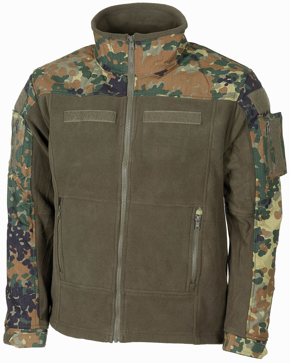Veste polaire MFH Professional Combat à glissières YKK et renforts Ripstop