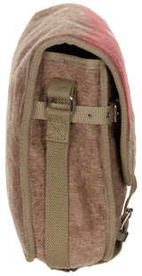 Sacoche bandoulière suisse PureTrash en laine 600 g/m² 40 x 30 cm sangle textile