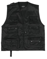 Gilet multipoches Mil-Tec en mélange polyester-coton, 14 poches et poche dorsale