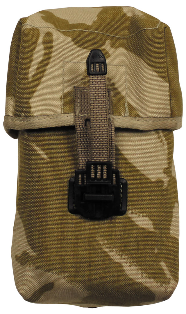 Pochette de ceinturon britannique à fixation MOLLE de 18 x 10 x 10 cm, surplus d'occasion, lot de 5