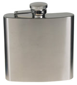 Flasque de poche incurvée Fox Outdoor en acier inoxydable 225 ml bouchon à charnière