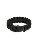 Bracelet paracorde Mil-Tec polyester tressé large fermoir 22 mm corde 400 lb 181 kg