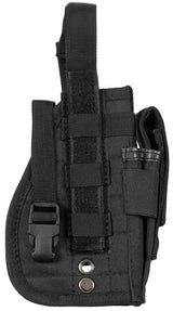Holster MFH à port apparent sur passant MOLLE avec porte-chargeur latéral