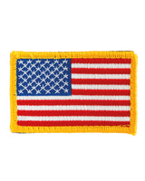 Ecusson drapeau américain Mil-Tec en polyester 4,8 x 7,4 cm à dos auto-agrippant