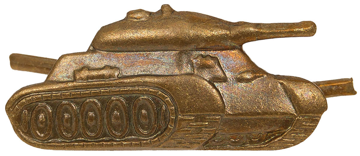 Insigne métallique tchèque Panzer, surplus comme neuf pour la tenue et la collection, lot de 10