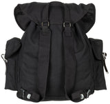 Sac à dos type BW MFH 30 l en toile de coton 45 x 40 x 24 cm à rabat sanglé