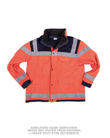 Veste de service de secours de la Bundeswehr, vêtement de dotation d'occasion