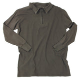 Sous-pull à col roulé allemand à fermeture à glissière tout coton, surplus d'occasion, lot de 10