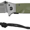 Couteau pliant Fox Outdoor lame tanto 9,5 cm manche G10 avec garde 22 cm
