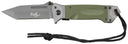 Couteau pliant Fox Outdoor lame tanto 9,5 cm manche G10 avec garde 22 cm