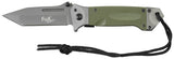 Couteau pliant Fox Outdoor lame tanto 9,5 cm manche G10 avec garde 22 cm