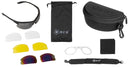 Lunettes de soleil MFH Strike à 4 paires de verres interchangeables et boîtier