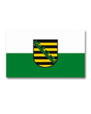 Drapeau du Land de Saxe Mil-Tec en polyester 90 x 150 cm avec deux œillets métalliques
