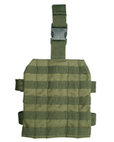 Plaque de cuisse Mil-Tec MOLLE 25 x 22 cm en polyester enduit avec sangles antiglisse