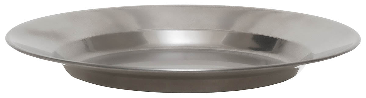 Assiette MFH en acier inoxydable 25 cm de diamètre pesant 220 g au bivouac