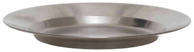 Assiette MFH en acier inoxydable 25 cm de diamètre pesant 220 g au bivouac