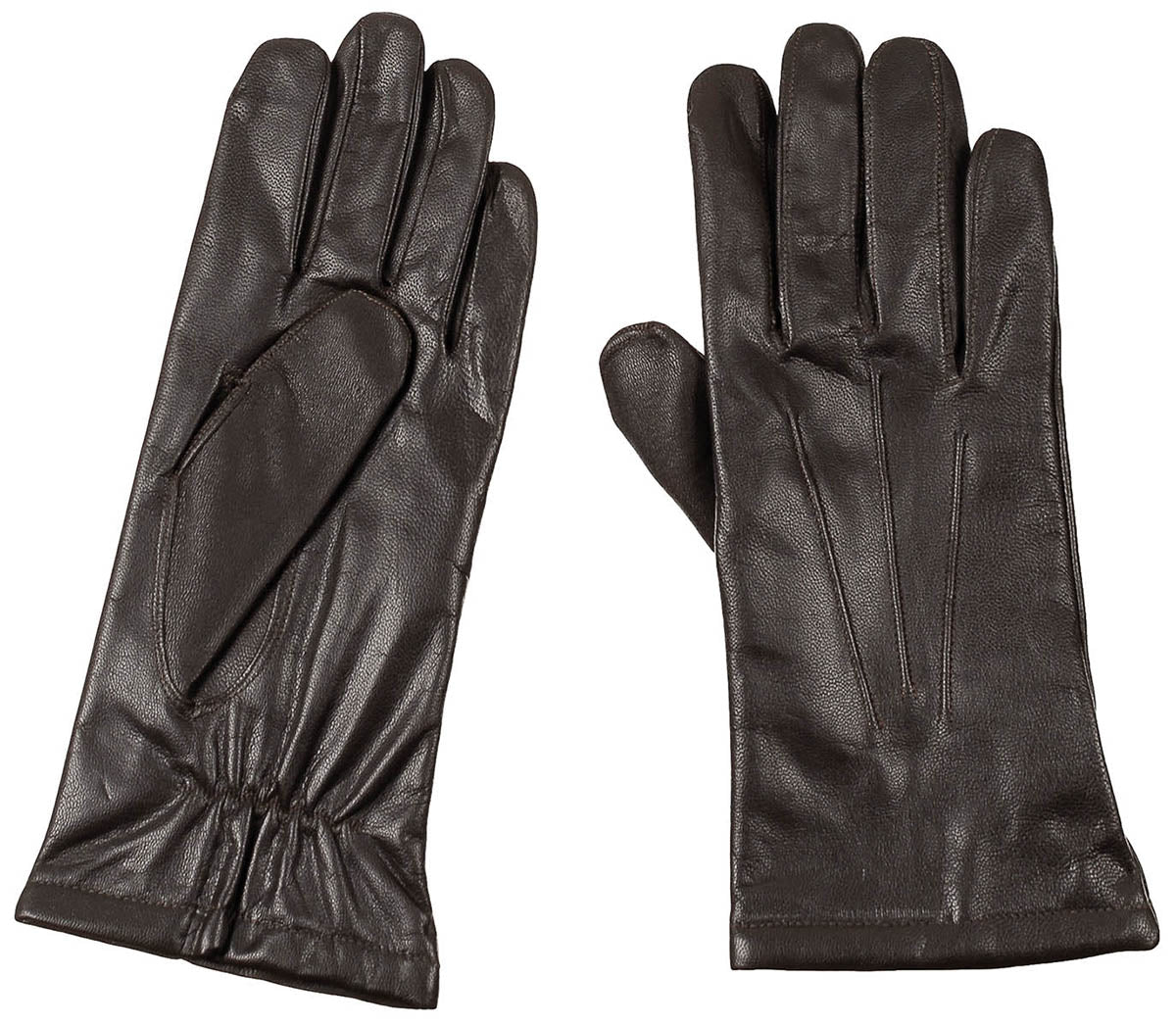 Gants à doigts tchèques en cuir, surplus comme neuf pour le froid et la manutention