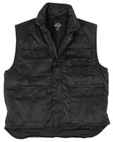 Gilet ouaté Ranger Mil-Tec en polycoton twill doublure coton avec dos allongé