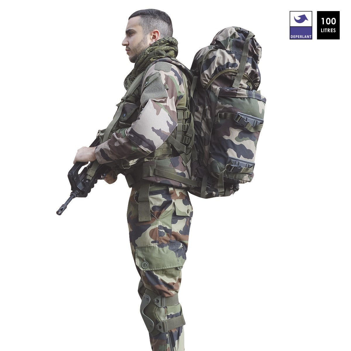 Sac à dos Patrol Equipement Intervention 100 litres avec sur-sac intégré