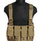 Gilet Chest Rig Mil-Tec en polyester enduit PVC 4 poches chargeurs et 2 poches pistolet
