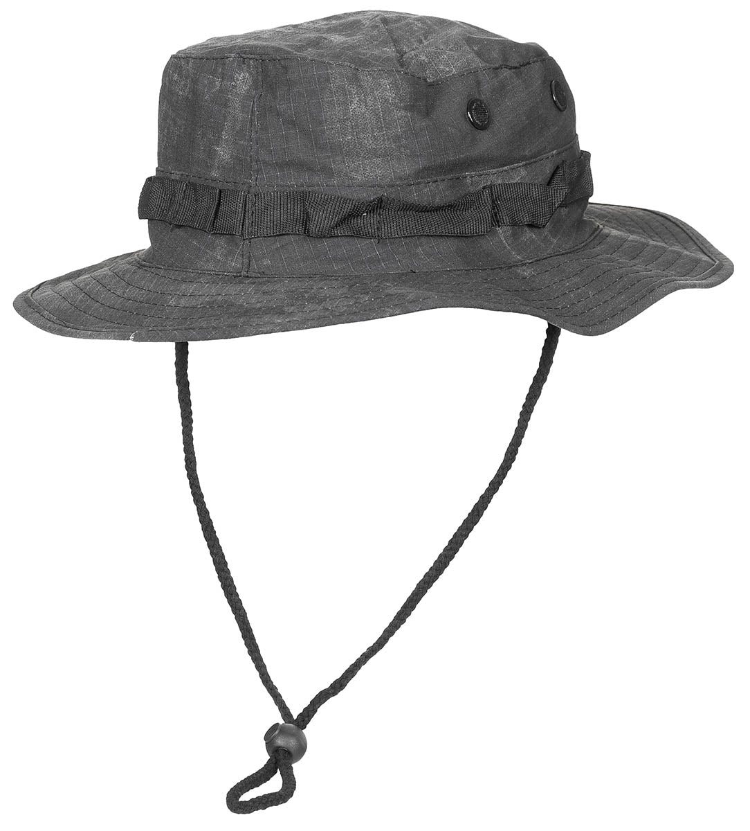 Chapeau de brousse MFH GI Boonie en coton à quatre œillets doublés de filet