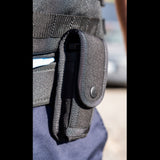 Porte-chargeur 9 mm nylon Cordura fixation MOLLE ou ceinturon, 13 cm