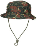 Chapeau de brousse MFH SF Boonie britannique en polycoton Rip Stop à jugulaire