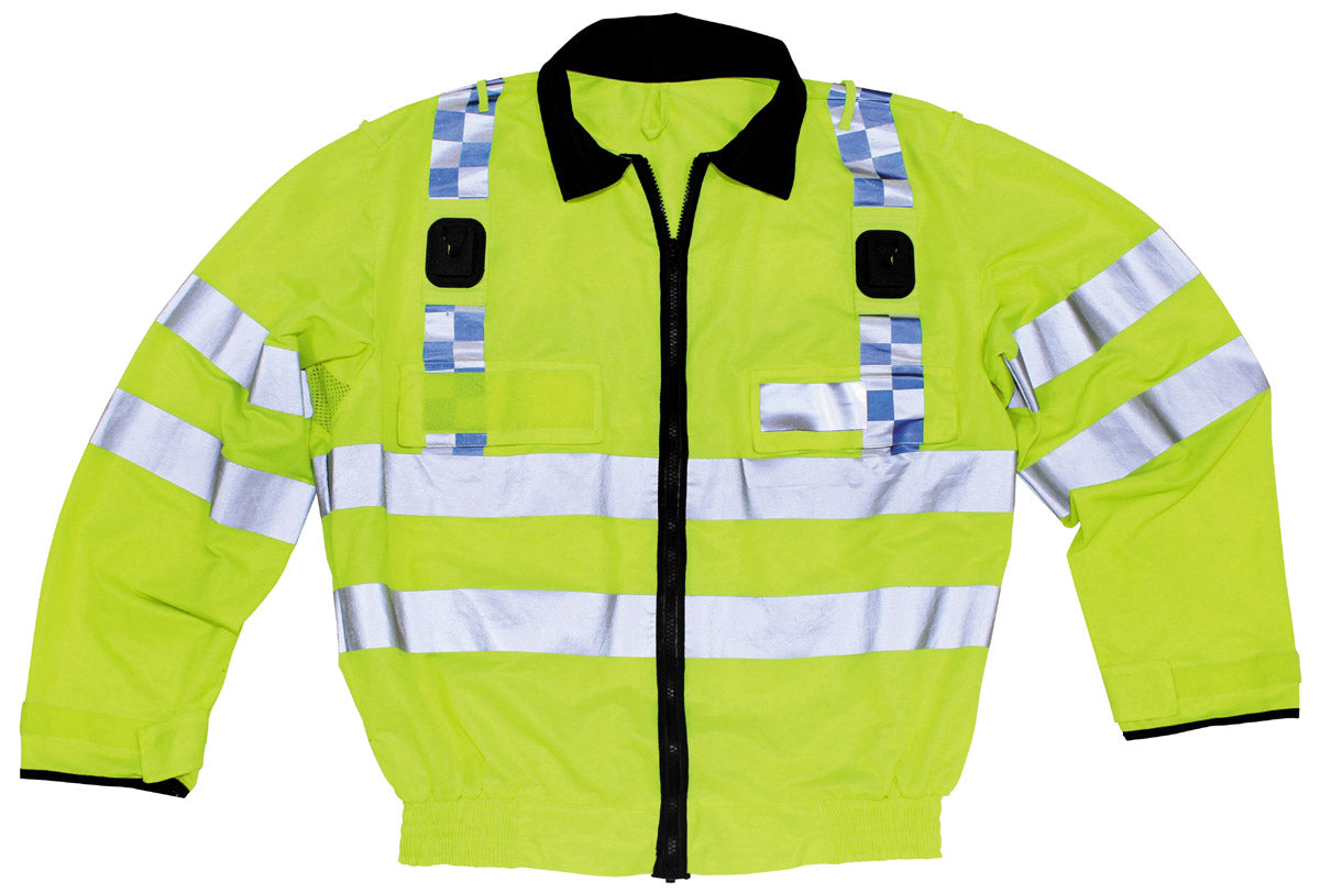 Veste de signalisation britannique tout polyester en polyester, surplus d'occasion, lot de 10