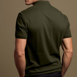 Polo OPEX imprimé Parachutistes maille piqué 210 g/m² avec col en côte et bas droit