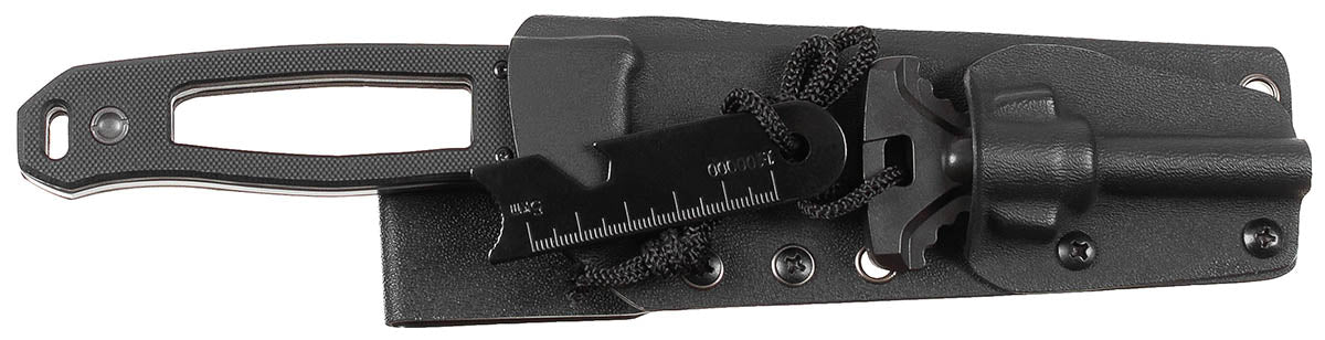 Couteau Scorpion Fox Outdoor pleine soie lame 11,5 cm manche G10 gaine Kydex