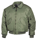Blouson de vol MFH US CWU en nylon avec poche de manche à 4 compartiments
