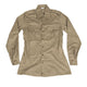 Chemise de service de l'armée italienne en polyester-coton, stock ancien