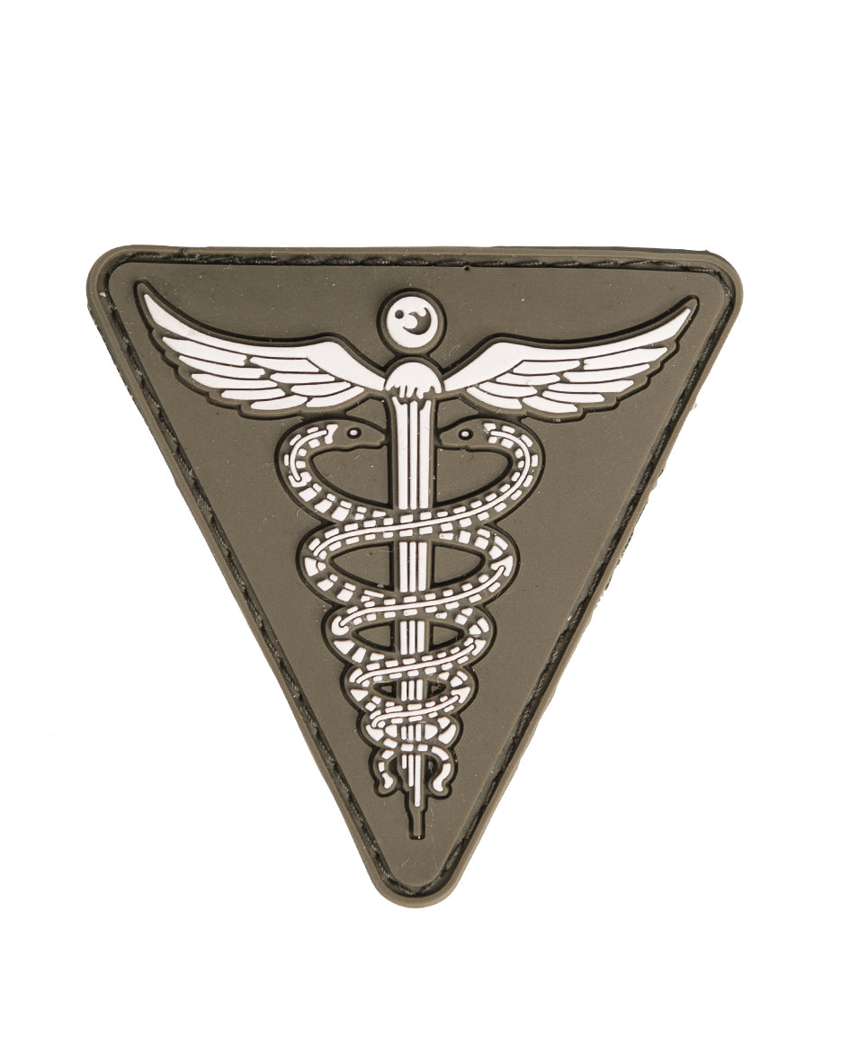 Morale patch signalisation médicale Mil-Tec 3D en PVC 7 x 7 cm dos auto-agrippant