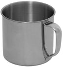 Quart de campagne Fox Outdoor en acier inoxydable simple paroi 500 ml 90 g