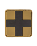 Morale patch premiers secours grand format Mil-Tec 3D PVC 5 x 5 cm 7 g auto-agrippant