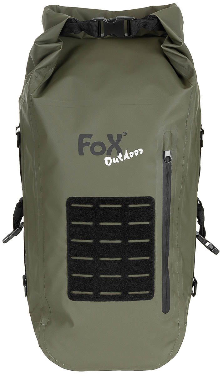 Sac à dos étanche Fox Outdoor Dry Pak 30 L en polyester enduit PVC coutures soudées