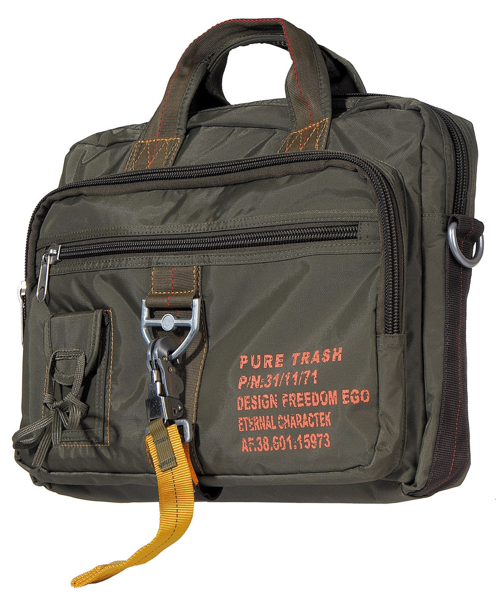 Sacoche à main PT PureTrash en nylon 12 l 40 x 30 x 10 cm compartiment rembourré