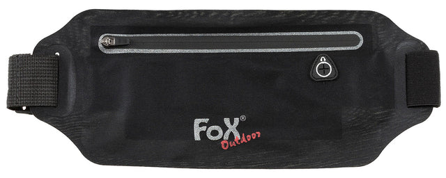 Ceinture de course Run Fox Outdoor en polyester enduit PU à poche avant étanche