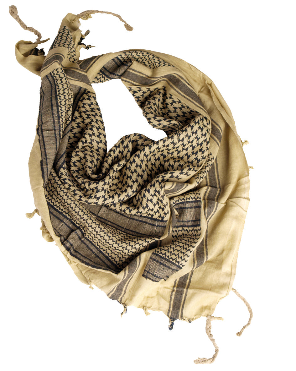 Chèche shemagh Mil-Tec en coton 110 x 110 cm pour le cou et le visage