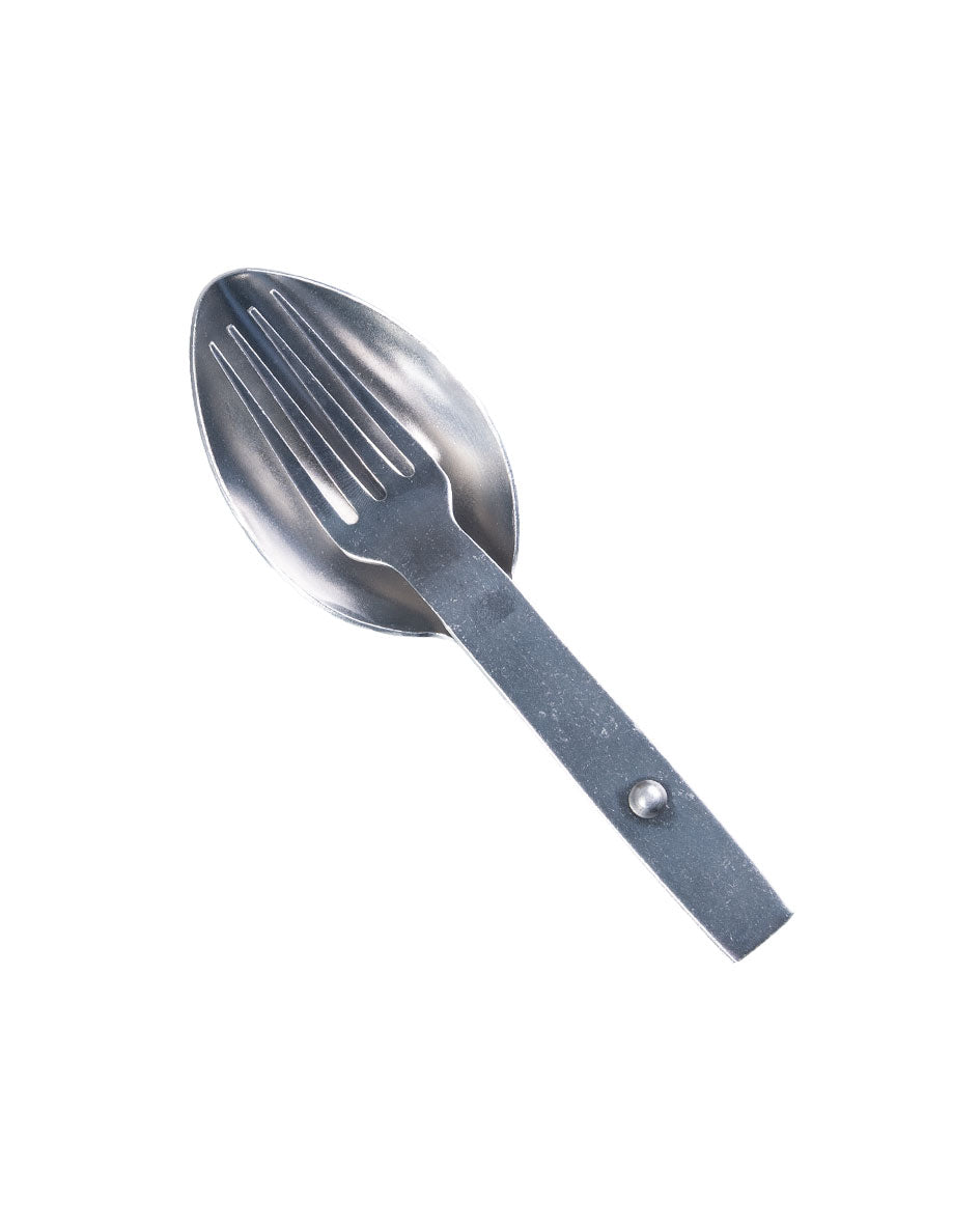 Couvert pliant fourchette-cuillère Mil-Tec en alliage d'aluminium 23 cm déplié 30 g