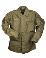 Chemise de combat Mil-Tec en ripstop polycoton renforts coudes et aération