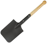 Pelle de campagne Type WWII MFH acier au carbone manche frêne 53 cm