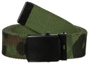 Ceinture MFH en toile coton 3 cm à boucle métallique réglable jusqu'à 130 cm