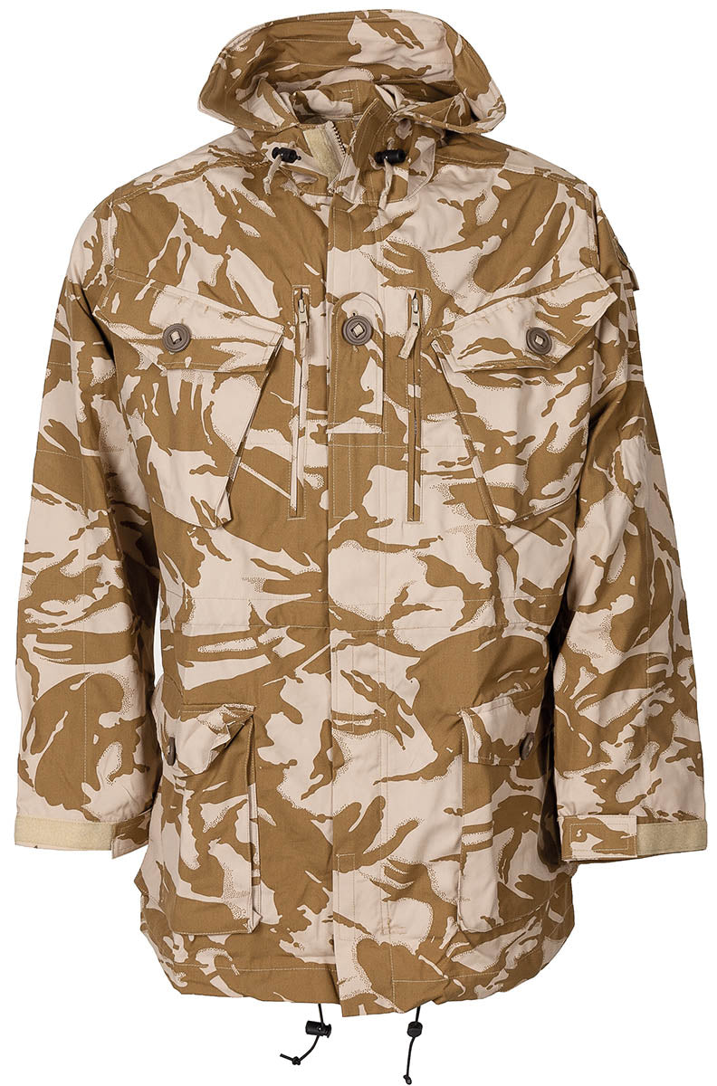Veste de commando Smock britannique coupe-vent en coton et polyester, motif DPM Desert, surplus comme neuf
